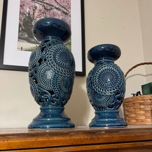 Mandala Candle Holder Set